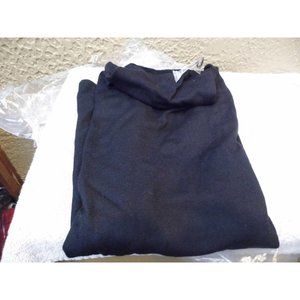 Peace Love World Banded Neck Sweater with affirmat Black XXS